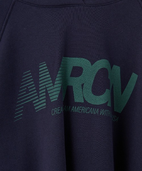 MICA&DEAL/マイカアンドディール] AMERICANAxMICA ロゴプリント フード