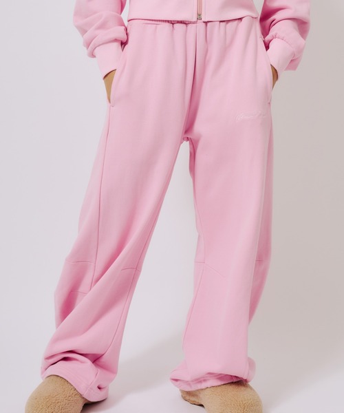 atmos pink（アトモスピンク）の「atmos pink Sweat Baggy Pants / アトモス ピンク スウェット バギー パンツ（その他パンツ・レディース・ブラウン/ピンク/チャコール・S/M）」の3枚目の写真