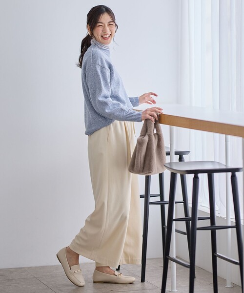 ANY（エニィ）の「コーデュロイタックバギーパンツ（その他パンツ・レディース・グレー系/ホワイト系/ダークブラウン系・LARGE/MEDIUM）」の7枚目の写真