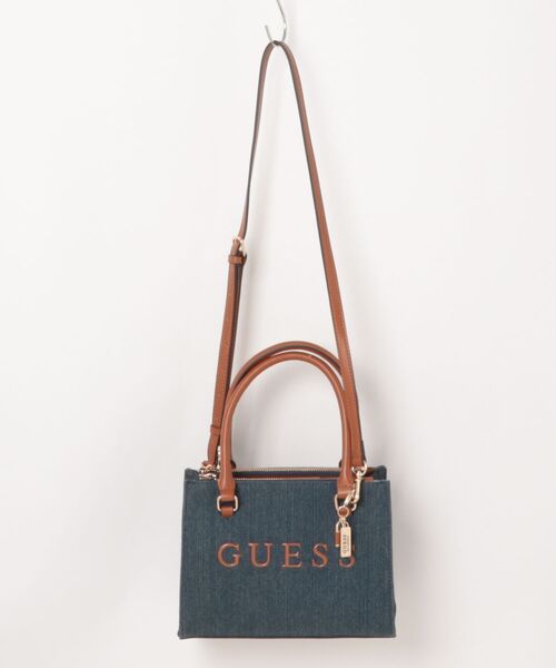 Guess（ゲス）の「【GUESS】ゲス RODNEY トートバッグ（トートバッグ・レディース・ベージュ/ブラック/ブルー系その他・FREE）」の10枚目の写真