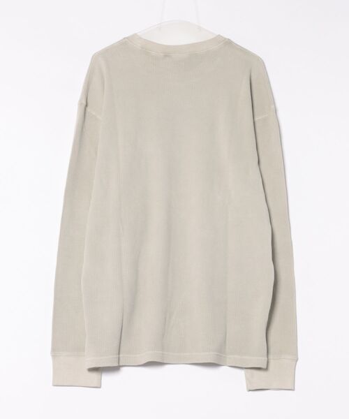 Carhartt WIP(カーハートダブリューアイピー)の「Carhartt WIP/カーハートダブリューアイピー L/S VISTA WAFFLE T-SHIRT ロンT/長袖Tシャツ I035304(Tシャツ/カットソー・メンズ・ベージュ/ボルドー/ブラック・S/M/L/XL)」の4枚目の写真