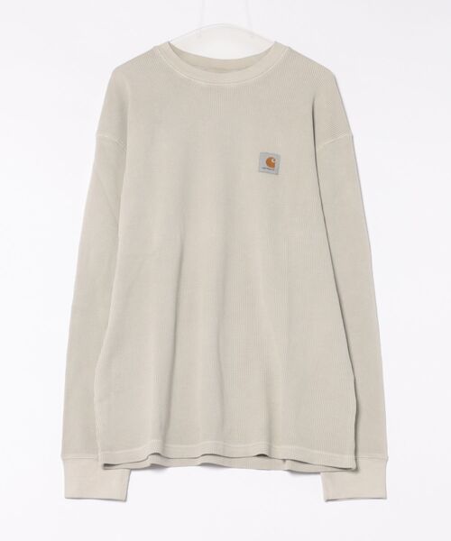 Carhartt WIP(カーハートダブリューアイピー)の「Carhartt WIP/カーハートダブリューアイピー L/S VISTA WAFFLE T-SHIRT ロンT/長袖Tシャツ I035304(Tシャツ/カットソー・メンズ・ベージュ/ボルドー/ブラック・S/M/L/XL)」の13枚目の写真
