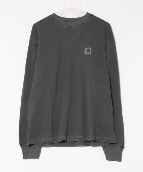 Carhartt WIP(カーハートダブリューアイピー)の「Carhartt WIP/カーハートダブリューアイピー L/S VISTA WAFFLE T-SHIRT ロンT/長袖Tシャツ I035304(Tシャツ/カットソー・メンズ・ベージュ/ボルドー/ブラック・S/M/L/XL)」の12枚目の写真