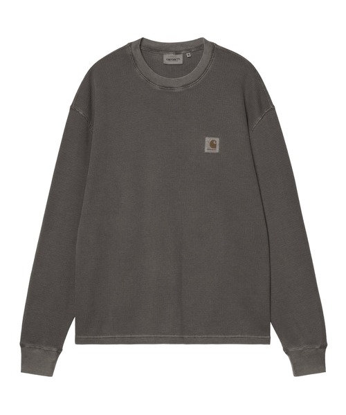 Carhartt WIP(カーハートダブリューアイピー)の「Carhartt WIP/カーハートダブリューアイピー L/S VISTA WAFFLE T-SHIRT ロンT/長袖Tシャツ I035304(Tシャツ/カットソー・メンズ・ベージュ/ボルドー/ブラック・S/M/L/XL)」の5枚目の写真