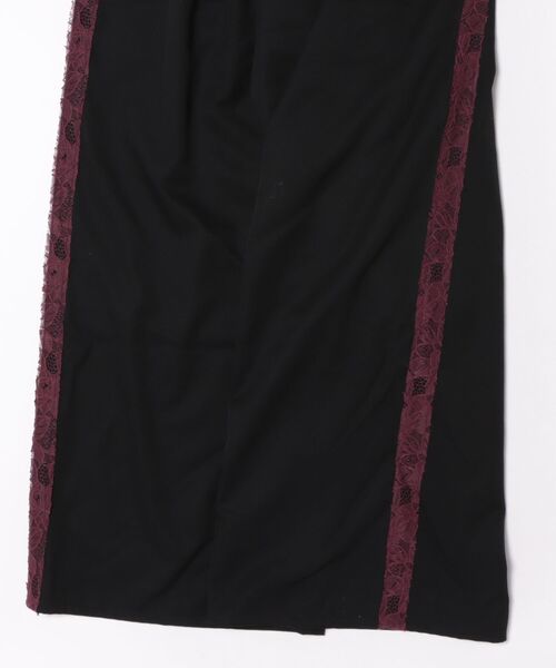 sulvam（サルバム）の「sulvam/サルバム/GABARDINE LACE WIDE PANTS（スラックス・メンズ・ブラック・L）」の3枚目の写真