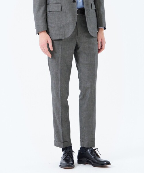 MACKINTOSH PHILOSOPHY(マッキントッシュ フィロソフィー)の「トロッター トラウザーズ#108 ウール混グレンチェック(その他パンツ・メンズ・グレー系その他/ブルー・40/38)」の2枚目の写真