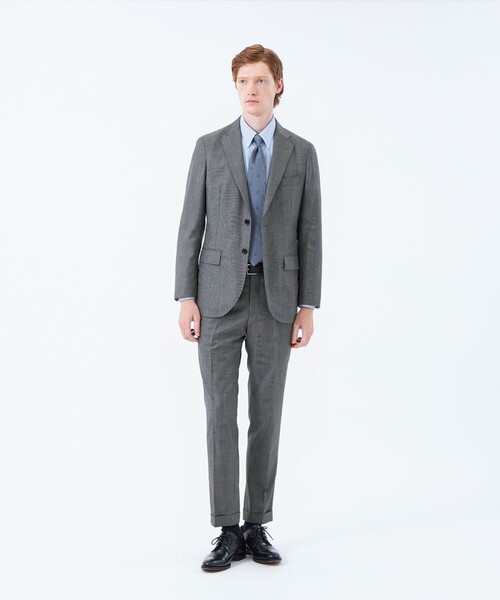 MACKINTOSH PHILOSOPHY(マッキントッシュ フィロソフィー)の「トロッター トラウザーズ#108 ウール混グレンチェック(その他パンツ・メンズ・グレー系その他/ブルー・40/38)」の3枚目の写真
