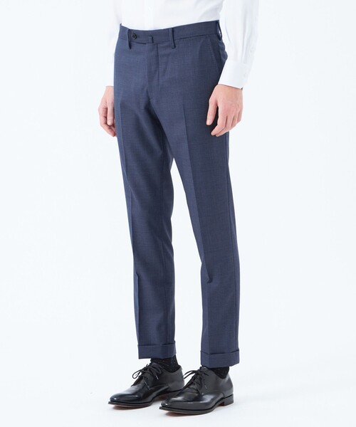 MACKINTOSH PHILOSOPHY(マッキントッシュ フィロソフィー)の「トロッター トラウザーズ#108 ウール混グレンチェック(その他パンツ・メンズ・グレー系その他/ブルー・40/38)」の6枚目の写真