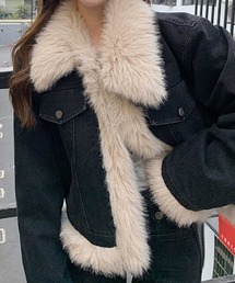 SPIGA | ﾌｧｰﾄﾞｯｷﾝｸﾞﾃﾞﾆﾑｼﾞｬｹｯﾄ(デニムジャケット)