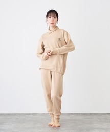 TopIsm（トップイズム）の「ルームウェア 部屋着 パジャマ 上下セット スウェット 睡眠疲労 遠赤外線プリント 裏起毛 暖かい 寝巻き ナイトウェア おしゃれ 秋冬 メンズ レディース（ルームウェア/パジャマ）」