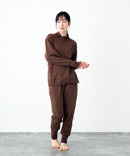 zimmerli × SWISS 航空 パジャマ・ルームウェア半袖茶・長ズボン黒