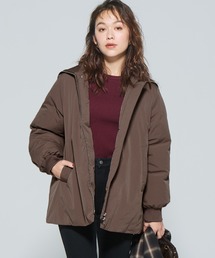 coca（coca）（コカ）の「Aラインカールネック中綿コート（その他アウター）」