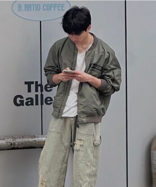 Millo Archive（ミロ アーカイブ）の「ダメージカーペンターパンツ[サンドブルー]（デニムパンツ・メンズ・その他・SMALL/MEDIUM/LARGE/X-LARGE）」の14枚目の写真