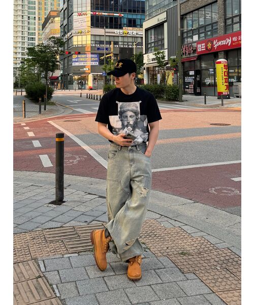 Millo Archive（ミロ アーカイブ）の「ダメージカーペンターパンツ[サンドブルー]（デニムパンツ・メンズ・その他・SMALL/MEDIUM/LARGE/X-LARGE）」の22枚目の写真