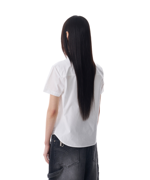 AAKAM（アーカム）の「VTG Printed Half Shirts (White)（シャツ/ブラウス・レディース・その他・1/2）」の3枚目の写真