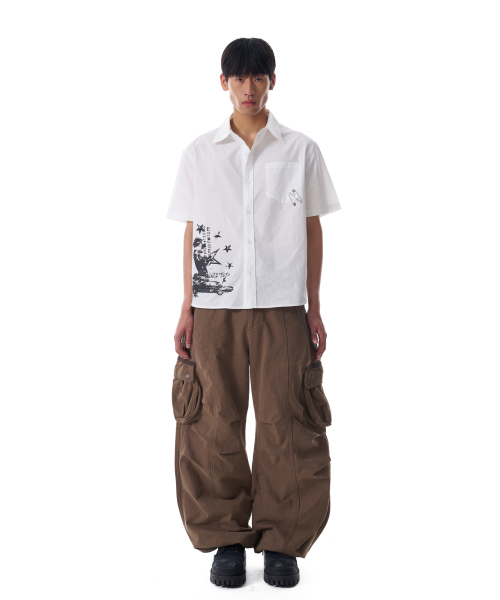 AAKAM（アーカム）の「VTG Printed Half Shirts (White)（シャツ/ブラウス・レディース・その他・1/2）」の9枚目の写真