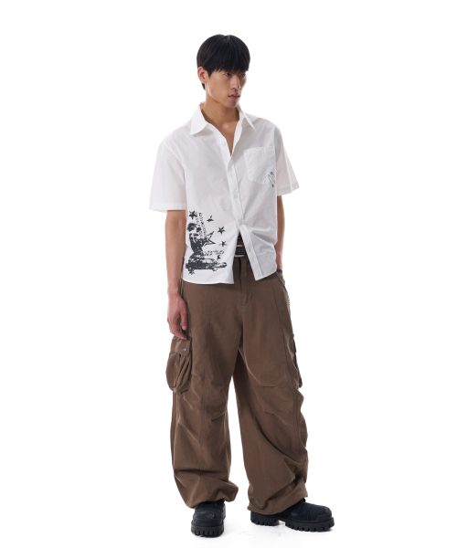 AAKAM（アーカム）の「VTG Printed Half Shirts (White)（シャツ/ブラウス・レディース・その他・1/2）」の10枚目の写真