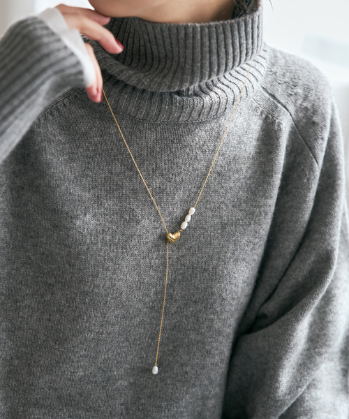 Spick & Span(スピックアンドスパン)の「MIHOKO SAKAI /ミホコサカイ ハートスライドネックレス(ネックレス・レディース・ゴールド・FREE)」の1枚目の写真
