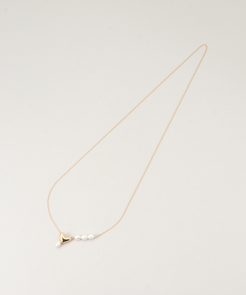 Spick & Span(スピックアンドスパン)の「MIHOKO SAKAI /ミホコサカイ ハートスライドネックレス(ネックレス・レディース・ゴールド・FREE)」の4枚目の写真