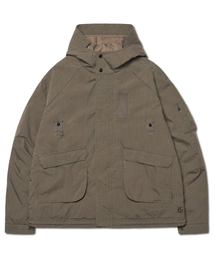 NOMANUAL（NOMANUAL）の「HOODED FLIGHT JUMPER - CHARCOAL（ミリタリージャケット）」