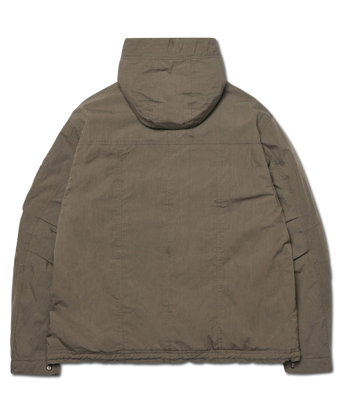 NOMANUAL(NOMANUAL)の「HOODED FLIGHT JUMPER - CHARCOAL(ミリタリージャケット・レディース・その他・SMALL/MEDIUM/LARGE)」の2枚目の写真