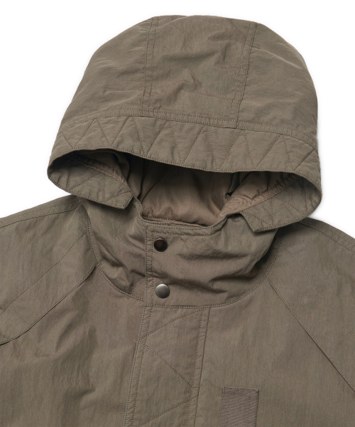 NOMANUAL(NOMANUAL)の「HOODED FLIGHT JUMPER - CHARCOAL(ミリタリージャケット・レディース・その他・SMALL/MEDIUM/LARGE)」の5枚目の写真
