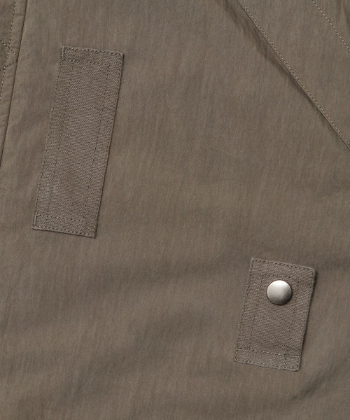 NOMANUAL(NOMANUAL)の「HOODED FLIGHT JUMPER - CHARCOAL(ミリタリージャケット・レディース・その他・SMALL/MEDIUM/LARGE)」の6枚目の写真