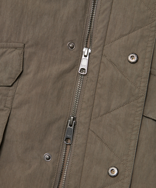 NOMANUAL(NOMANUAL)の「HOODED FLIGHT JUMPER - CHARCOAL(ミリタリージャケット・レディース・その他・SMALL/MEDIUM/LARGE)」の7枚目の写真