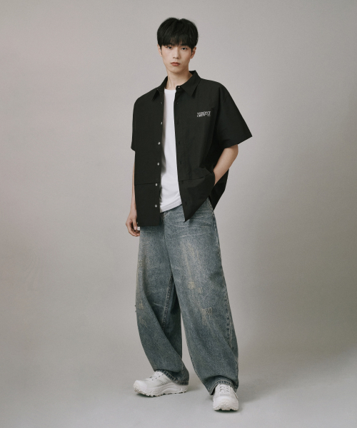 Verdnt（バーダント）の「スレッチウォッシュバルーンデニムパンツ[サンドブルー]（デニムパンツ・レディース・ライトブルー・SMALL/MEDIUM/LARGE/X-LARGE）」の5枚目の写真
