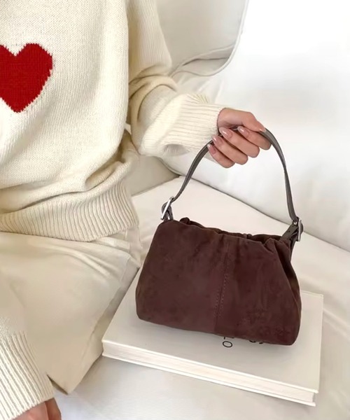 ammy.（エイミードット）の「【 ammy. / エイミードット 】 2way ミニ ショルダーバッグ（ショルダーバッグ・レディース・ブラック/ダークブラウン/ブラウン/オリーブ/ライトブラウン/レオパード・FREE）」の3枚目の写真