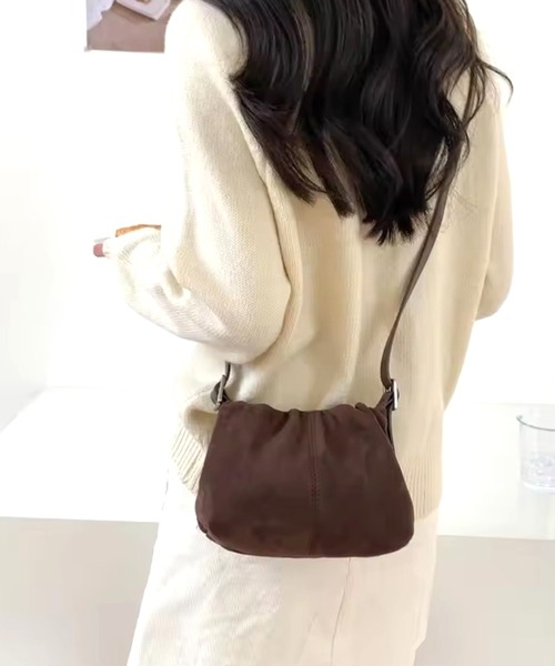 ammy.（エイミードット）の「【 ammy. / エイミードット 】 2way ミニ ショルダーバッグ（ショルダーバッグ・レディース・ブラック/ダークブラウン/ブラウン/オリーブ/ライトブラウン/レオパード・FREE）」の15枚目の写真
