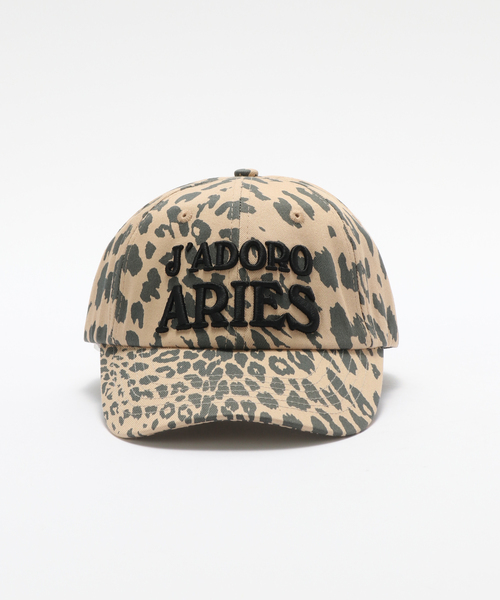 ARIES（アリーズ）の「ARIES / アリーズ J'ADORO ARIES LEOPARD CAP（キャップ・メンズ・ベージュ・FREE）」の2枚目の写真