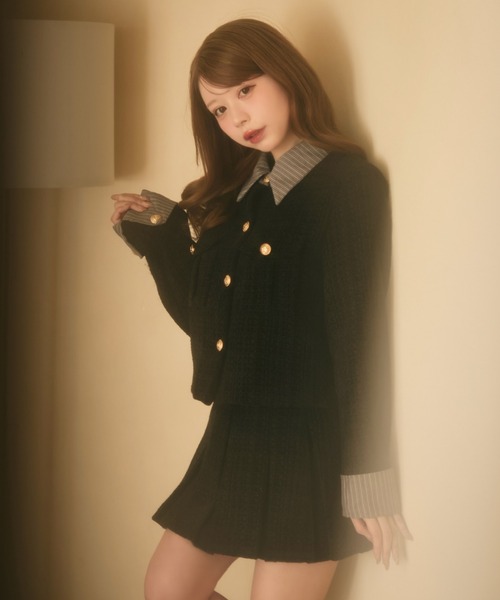 クリスチャン・ディオール　ツイードジャケットスカート セットアップ Christian Dior - 美品 Vintage クリスチャンディオール Christian