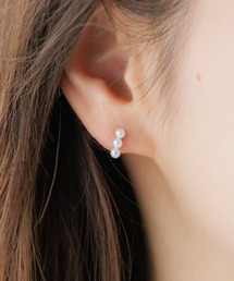 flower | パールラインピアス(ピアス(片耳用))