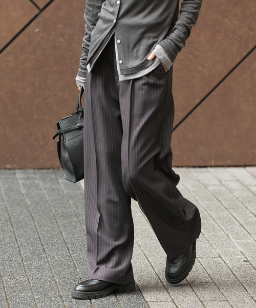 JOURNAL STANDARD(ジャーナルスタンダード)の「《追加3》ウールライクストレッチスラックス(スラックス・レディース・ブラック/グレー/ブラウン/チャコールグレー・34/36/38)」の3枚目の写真