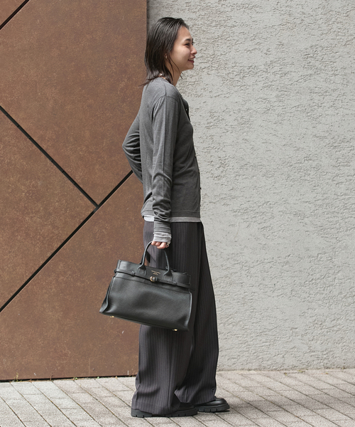 JOURNAL STANDARD(ジャーナルスタンダード)の「《追加3》ウールライクストレッチスラックス(スラックス・レディース・ブラック/グレー/ブラウン/チャコールグレー・34/36/38)」の20枚目の写真