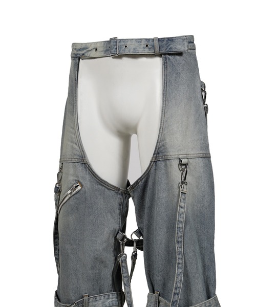 BONDAGE DENIM CHAPS（デニムパンツ）｜JUN/NAKAYAMA（ジュンナカヤマ