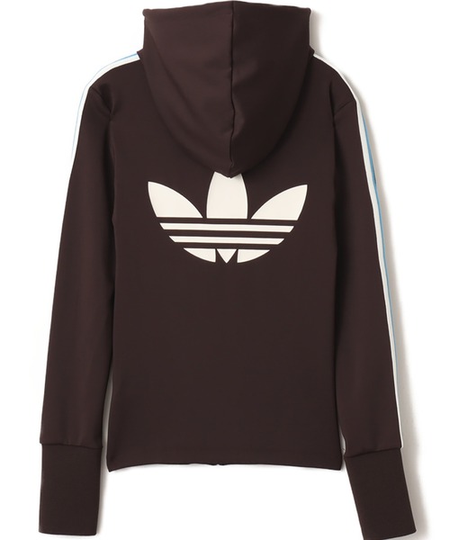 アディダス adidas パーカートレフォイル ハーフジップパーカー adidas（アディダス） 80s トレフォイルロゴ刺繍 ハーフジップパーカー
