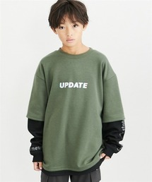 QUNTSTYLE | 裏シャギービッグシルエットフェイクレイヤードトレーナー(スウェット)