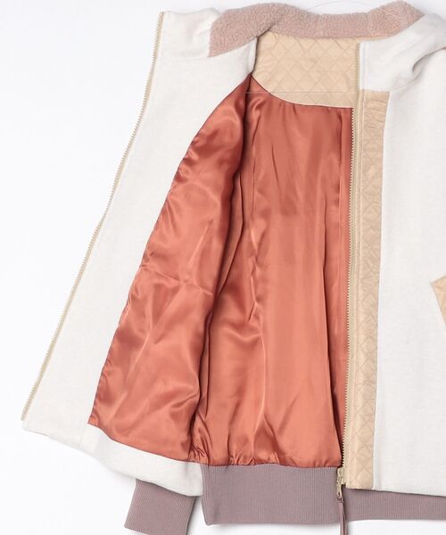 A.N.L（エーエヌエル　レーベル）の「A.N.L フード付き軽量ブルゾン（ブルゾン・レディース・ベージュ/ネイビー・38）」の13枚目の写真