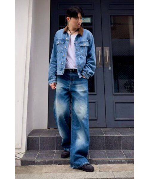 SUARE(スアレ)の「ディトロイトトラッカーデニムジャケット(デニムジャケット・レディース・コバルトブルー・LARGE/X-LARGE/MEDIUM)」の17枚目の写真
