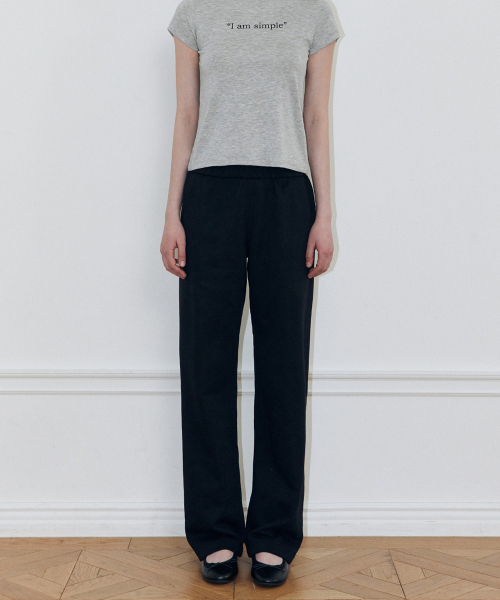 LADY VOLUME(レディーボリューム)の「ストレートバンディングパンツ (ブラック)(スウェットパンツ・レディース・その他・SMALL/MEDIUM)」の1枚目の写真