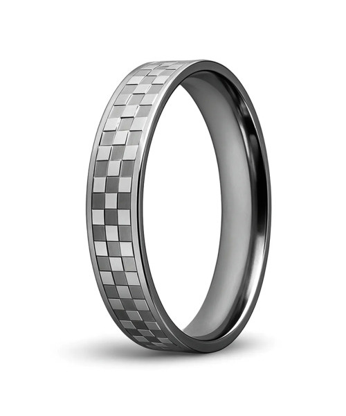 MARK-4（マーク4）の「4mm Check  ring（リング・メンズ・その他・20号/15号/23号/26号/10号/12号/17号）」の2枚目の写真