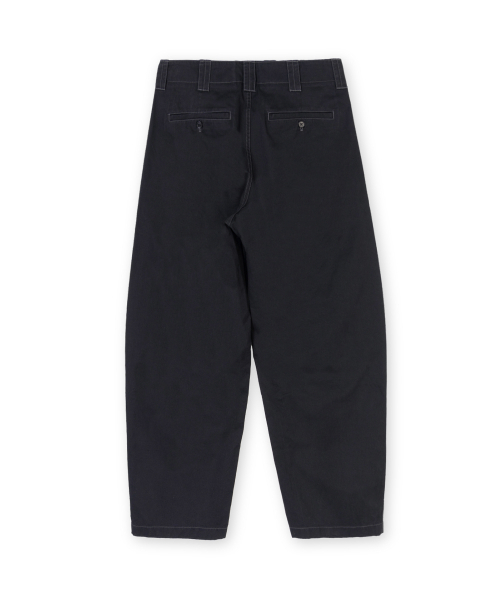 BROWNYARD(ブラウンヤード)の「ウォッシュドワークパンツ、ブラック(その他パンツ・メンズ・その他・4/6/3/5)」の2枚目の写真