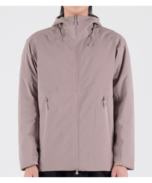 BUTTON SEOUL（ボタンソウル）の「[ダックダウン 90/10] フリースミックスナイロンダックダウンハイキングジャケット (バイオレット)（ダウンジャケット/コート・メンズ・その他・MEDIUM/LARGE/X-LARGE）」の2枚目の写真