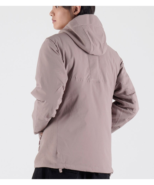 BUTTON SEOUL（ボタンソウル）の「[ダックダウン 90/10] フリースミックスナイロンダックダウンハイキングジャケット (バイオレット)（ダウンジャケット/コート・メンズ・その他・MEDIUM/LARGE/X-LARGE）」の9枚目の写真