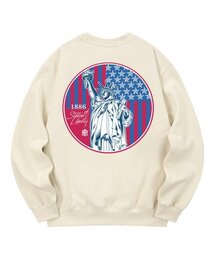 KMC0008 女神像 裏起毛 スウェット - クリーム