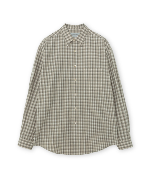 BROWNYARD(ブラウンヤード)の「ステディシャツ、ベージュチェック(シャツ/ブラウス・メンズ・その他・3/4/5/6)」の1枚目の写真