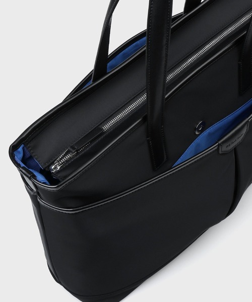 【美品】Paul Smith ナイロンボストンバッグ ネイビー A4可ACEコラ PSビジネスナイロン トートバッグ【553434 B162T】（トートバッグ