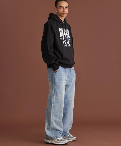 CREAM SODA LAB(クリームソーダラボ)の「ブルックリンニューヨークシティ1984ブラックフードパーカー(パーカー・レディース・その他・MEDIUM/LARGE/X-LARGE)」の4枚目の写真